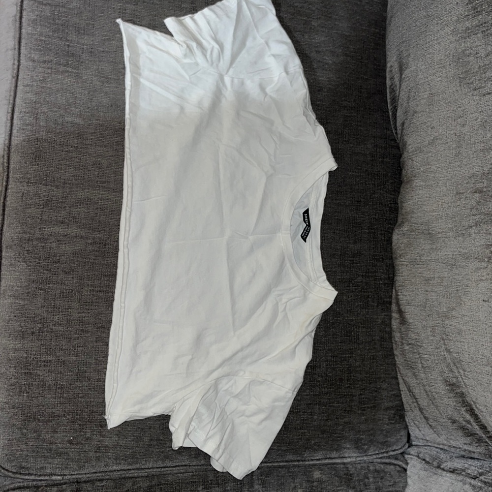 White super crop top